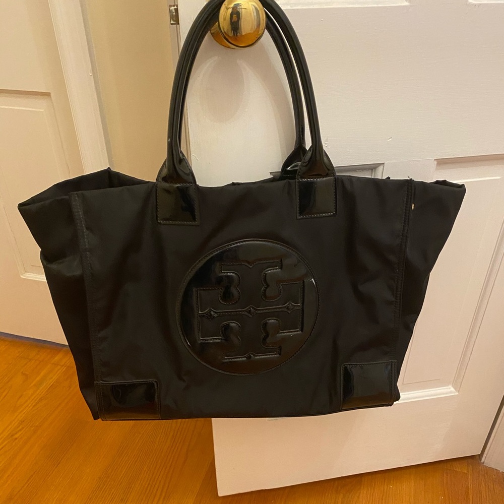 Tory Burch Black Traveling Tote